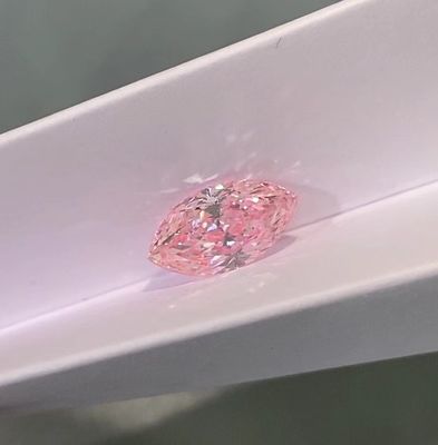 Le laboratoire a créé Diamond Man Made Real Diamonds coloré que le laboratoire a créé la source principale Marquise Loose Diamond de bague à diamant de rose