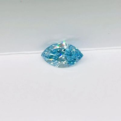 Le laboratoire lâche de 10 Mohs a fait les diamants bleus Marquise Cut IGI certifiée