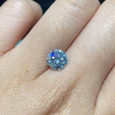 2,5 le laboratoire de carat a créé Diamond Blue Nuance Lab Diamond coloré VVS1