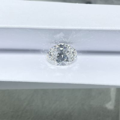 0.5ct Ovale Coupe brillante D VS Petite taille Diamante cultivée en laboratoire Certifié IGI