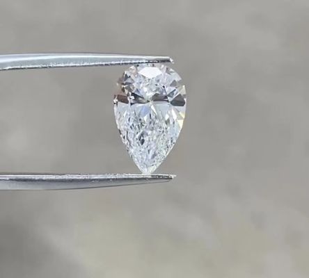 Production en forme de poire de bijoux de Diamond Largest Cvd Diamond For de laboratoire de 10 Mohs
