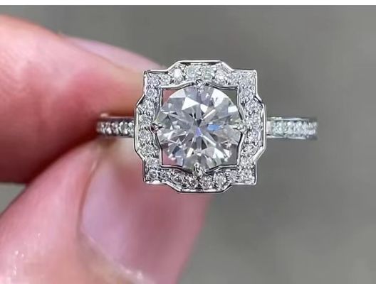 Lab Made Diamond Jewelry Lab Grown Diamonds Jewlery Round Diamond Rings Stud Earrings
