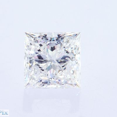Coupe de la princesse en vrac comme cultivé CVD Laboratoire cultivé synthétique Diamant de couleur de qualité G-D