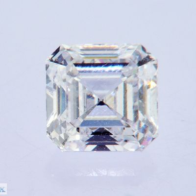 Blanc 3.2ct CVD cultivé en laboratoire Diamants carrés Émeraude Asscher Forme certifiée IGI
