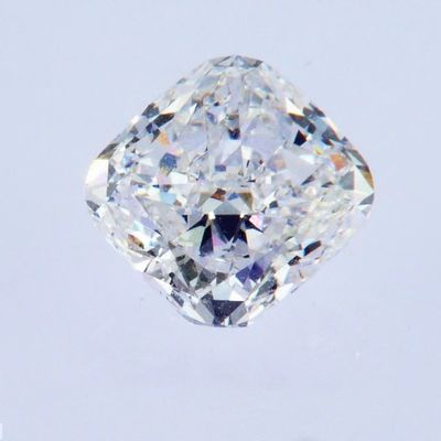 Fabrique en gros Coussin carré Forme 3.3CT Laboratoire cultivé comme cultivé CVD Diamant blanc Certifié IGI