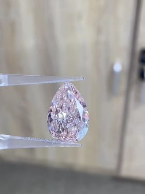 4CT Pier Cut Lab Cultivé Diamants roses pour les bijoux Décorations Colliers Anneaux Pendentif