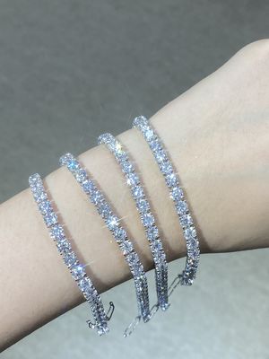 Bracelet de diamants synthétique cultivé en laboratoire