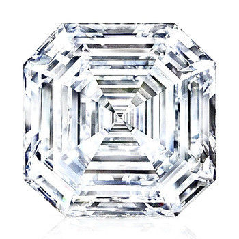 2CT de bonne qualité, cultivé en laboratoire, CVD, blanc, diamants en vrac, forme asscher, certifié IGI