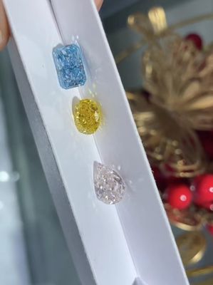 Laboratoire rose clair Diamant cultivé Diamant en vrac Diamant créé Diamants de couleur